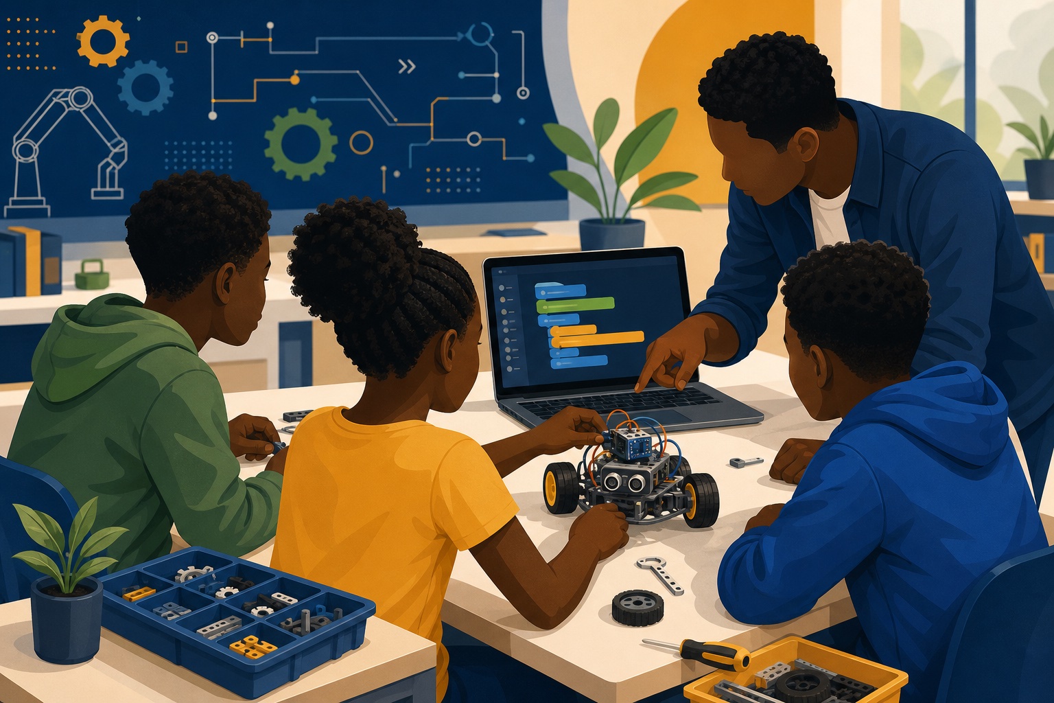 Coding & Robotics illustration
